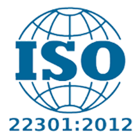 ISO 22301 certificate